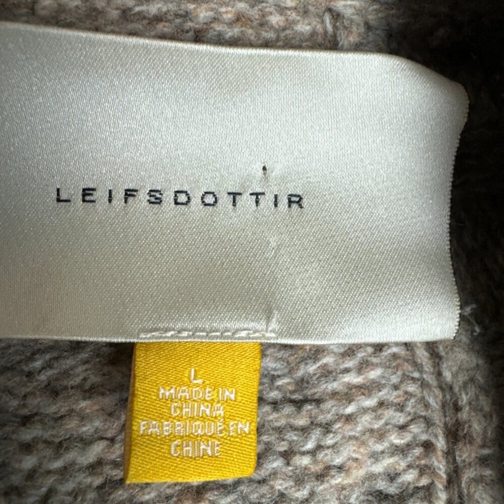 Anthropologie Leifsdottir Buttoned Wool Knit Cardigan Size M - Picture 12 of 13